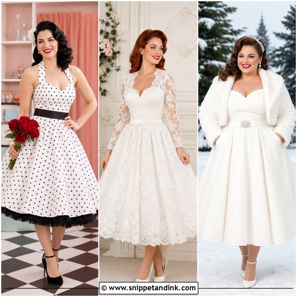 20 Rockabilly Wedding Dresses: Retro Bridal Styles With Attitude
