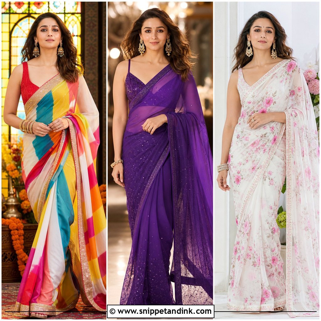20 Rocky Aur Rani Outfits: Glam Looks Inspired by the Film