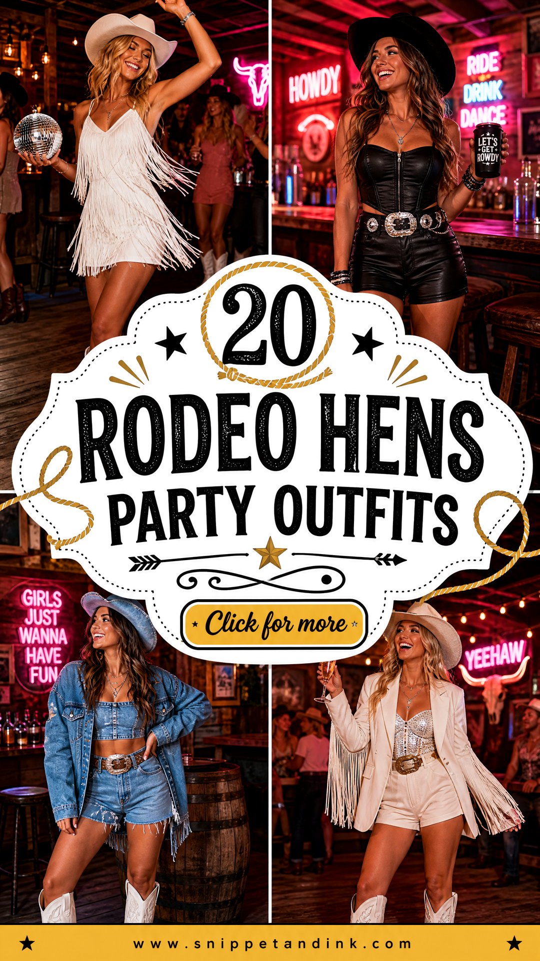 20 Rodeo Hens Party Outfits Western Looks for a Wild Night - 20 Rodeo Hens Party Outfits: Western Looks for a Wild Night
