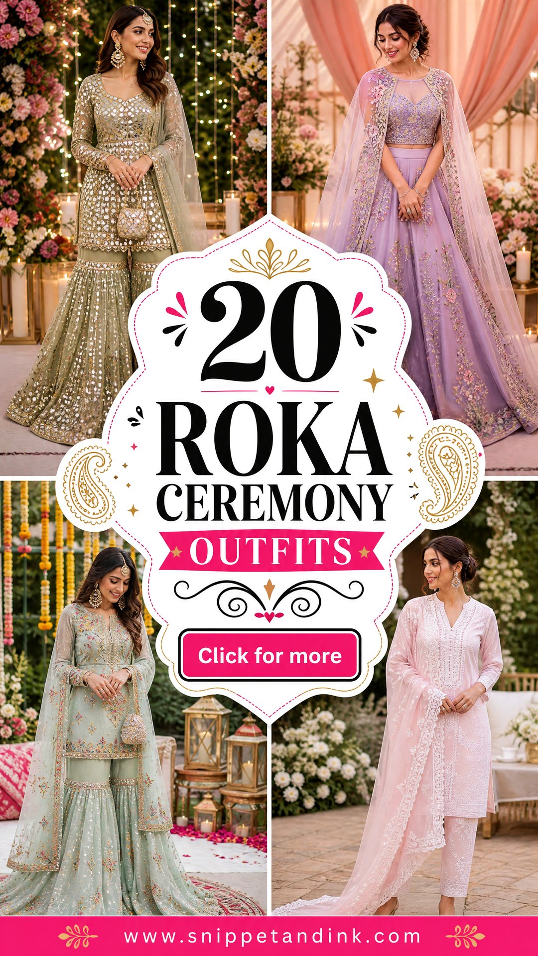 20 Roka Ceremony Outfits for Sister to Shine in This Season - 20 Roka Ceremony Outfits for Sister to Shine in This Season