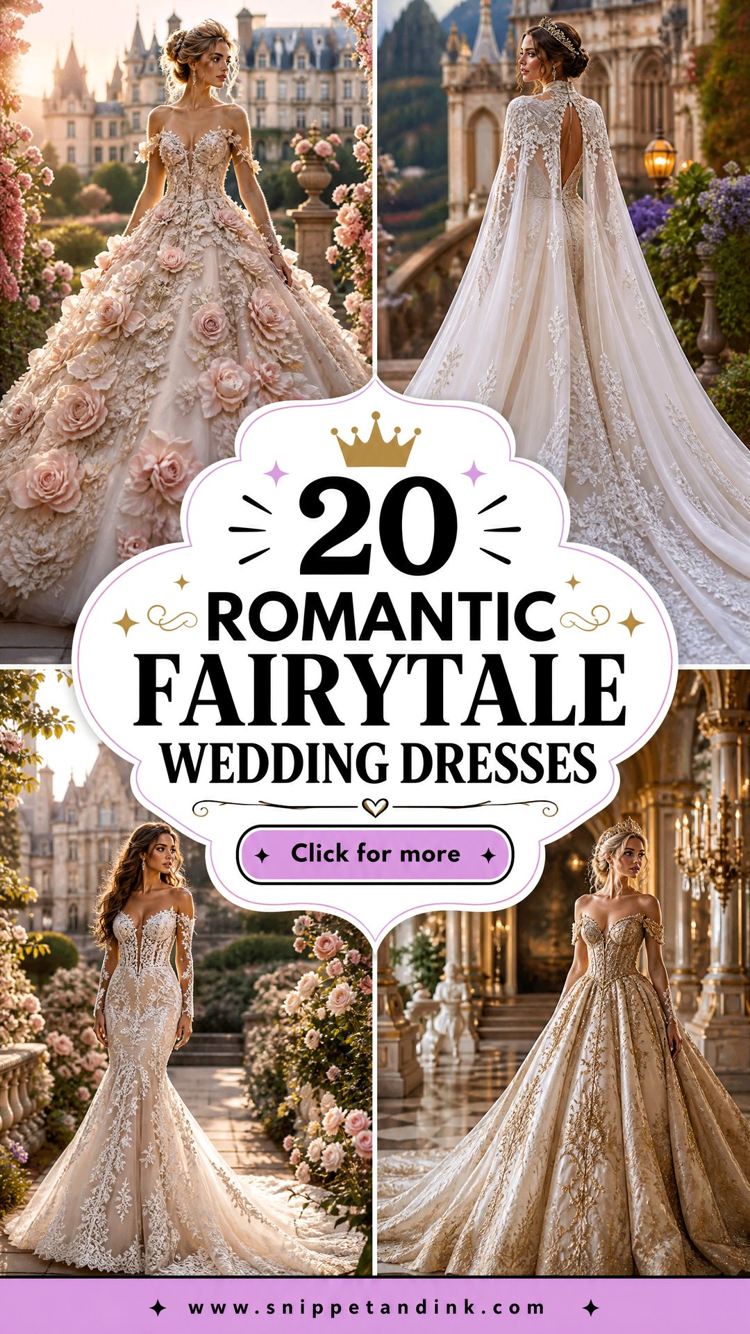 20 Romantic Fairytale Wedding Dresses Magical Bridal Style - 20 Romantic Fairytale Wedding Dresses: Magical Bridal Style