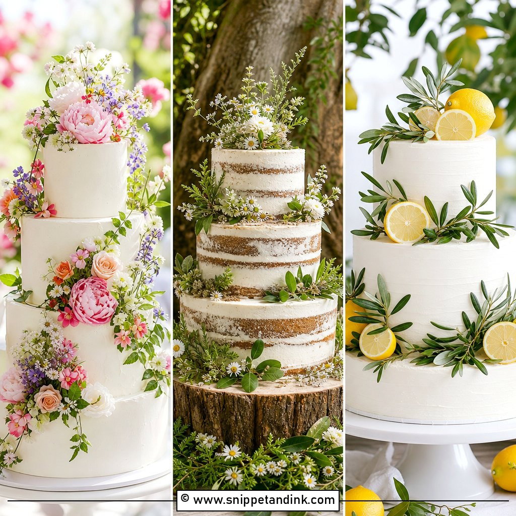 20 Romantic Garden Wedding Cake Ideas for Floral Lovers