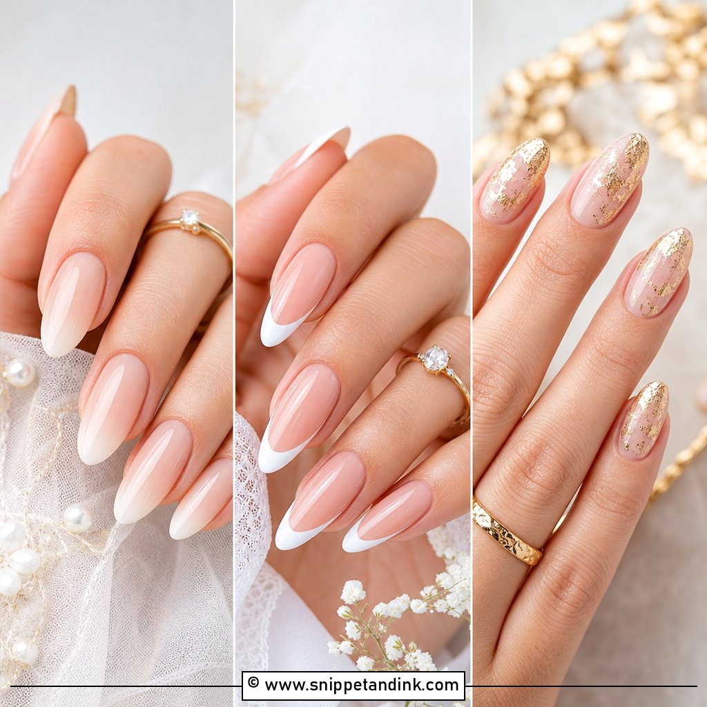 20 Romantic Nails Brides Will Love for a Soft Wedding Look