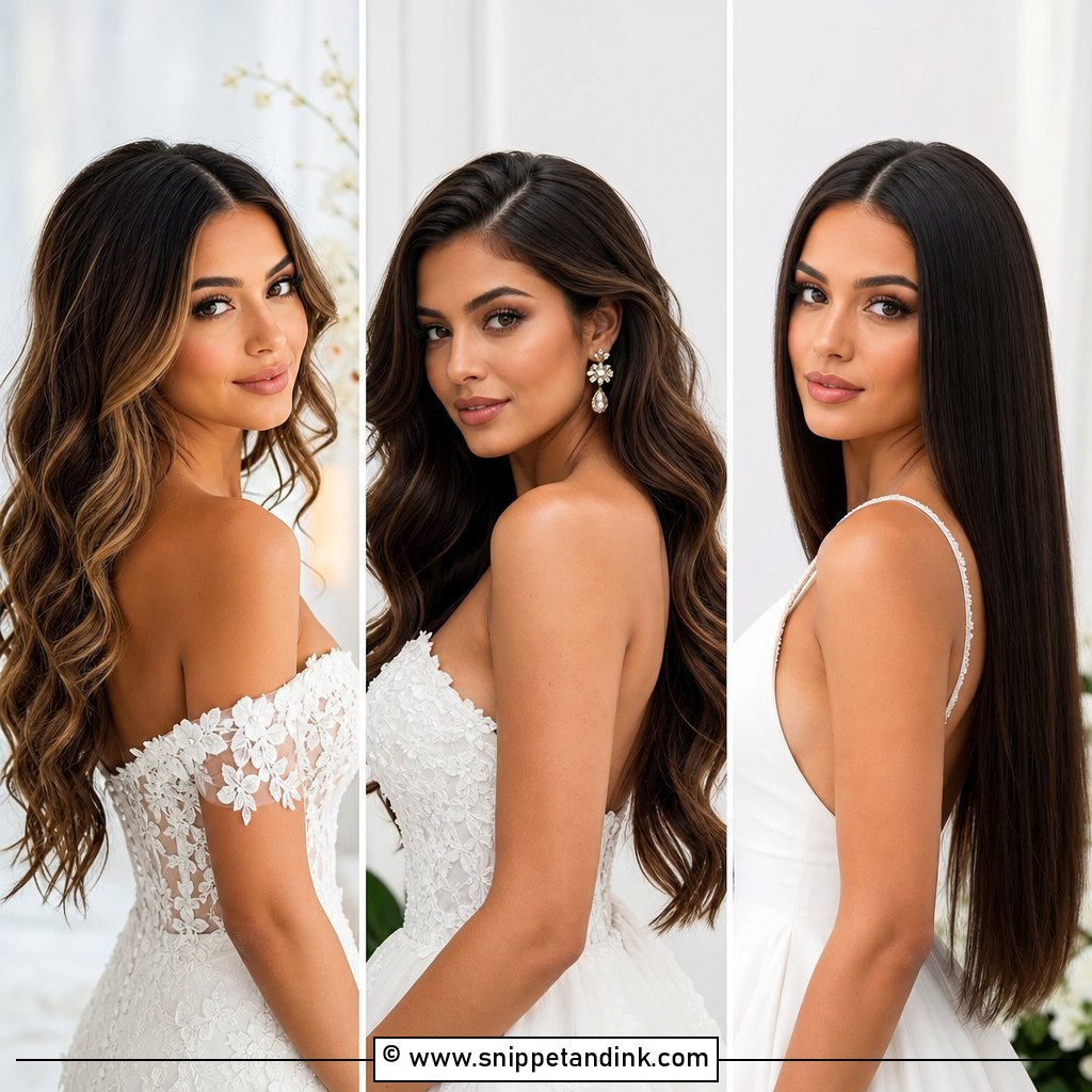 20 Romantic Wedding Hair Down Ideas for Effortless Brides