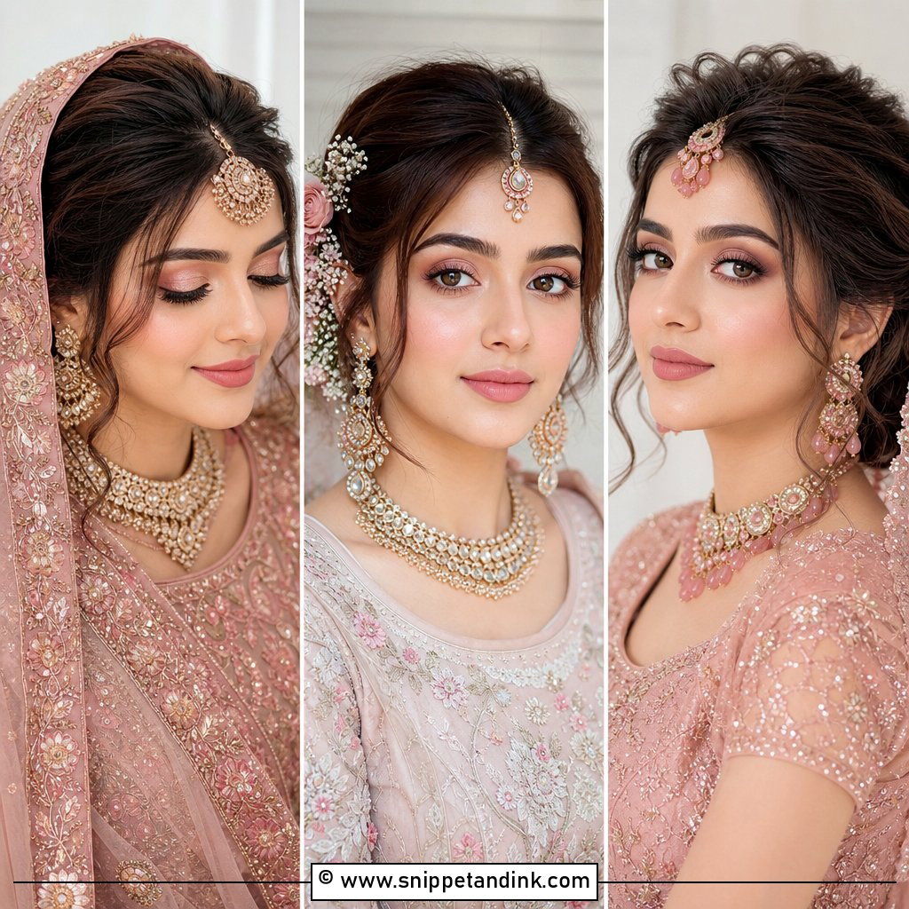 20 Rose Bridal Makeup Ideas for a Fresh Romantic Bridal Glow