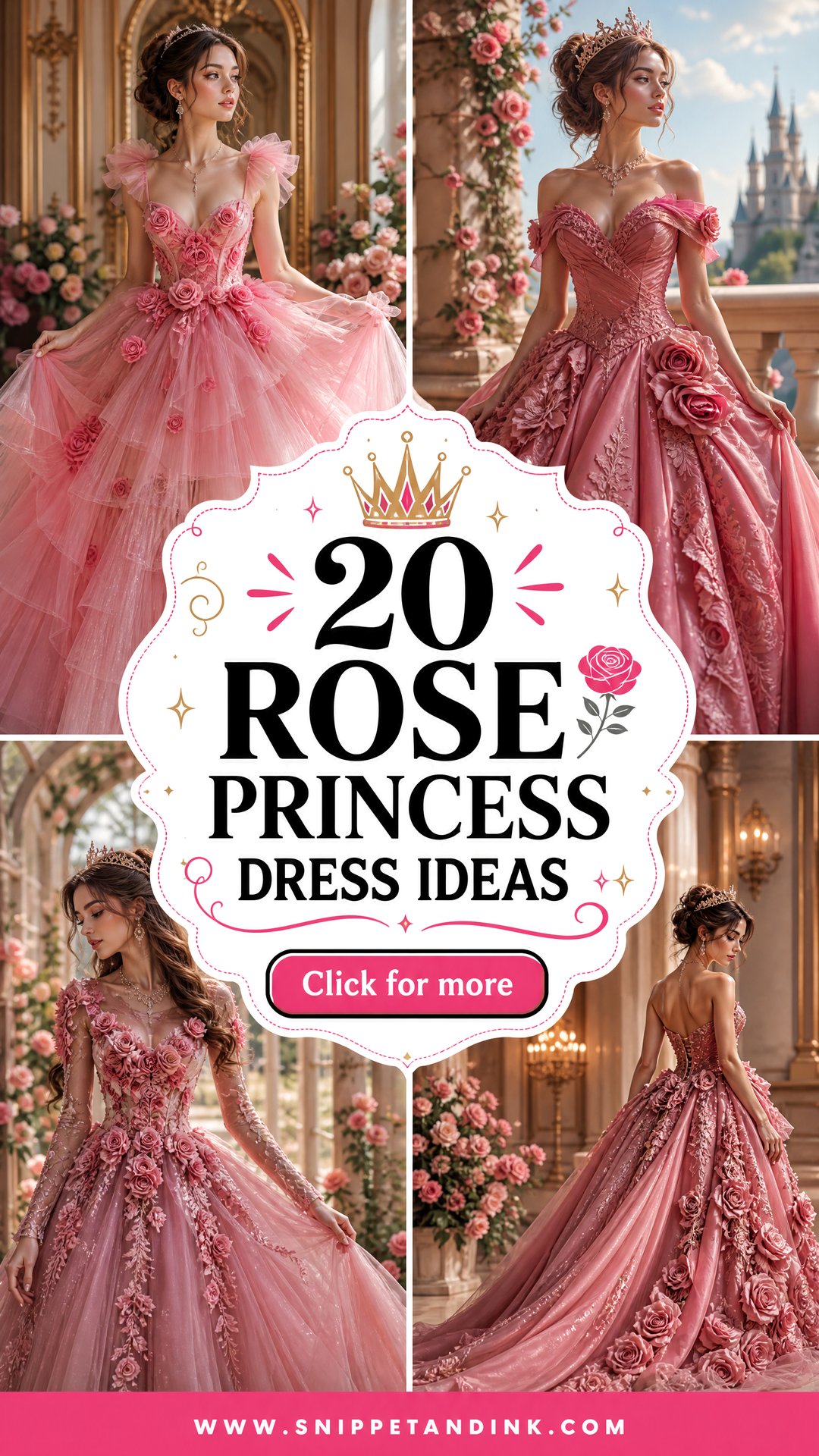 20 Rose Princess Dress Ideas Enchanting Fairytale Looks - 20 Rose Princess Dress Ideas: Enchanting Fairytale Looks