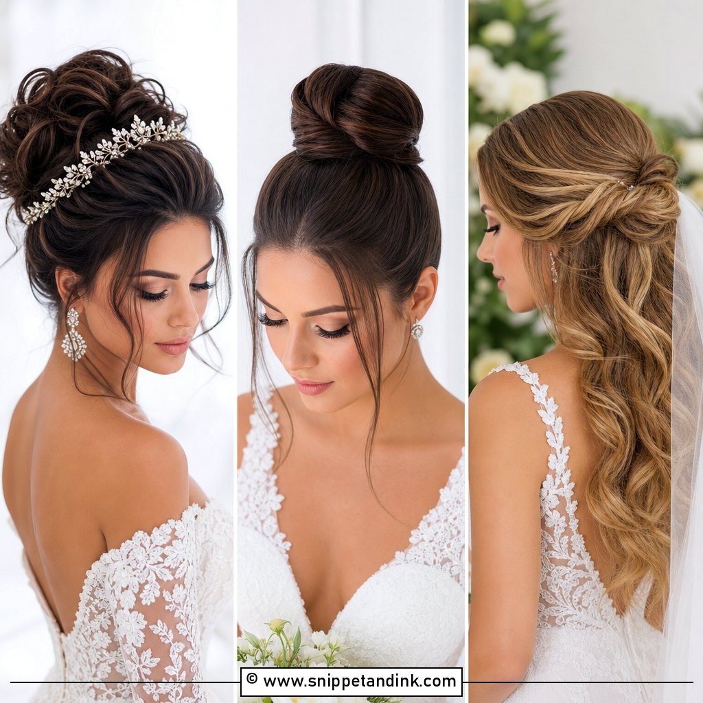 20 Round Face Wedding Hairstyles for Soft Bridal Glam