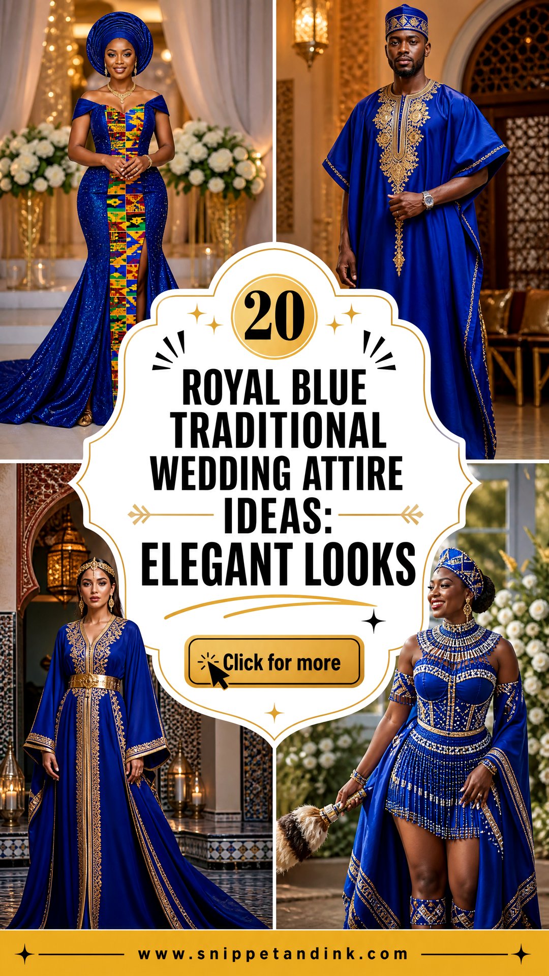 20 Royal Blue Traditional Wedding Attire Ideas Elegant Looks - 20 Royal Blue Traditional Wedding Attire Ideas: Elegant Looks