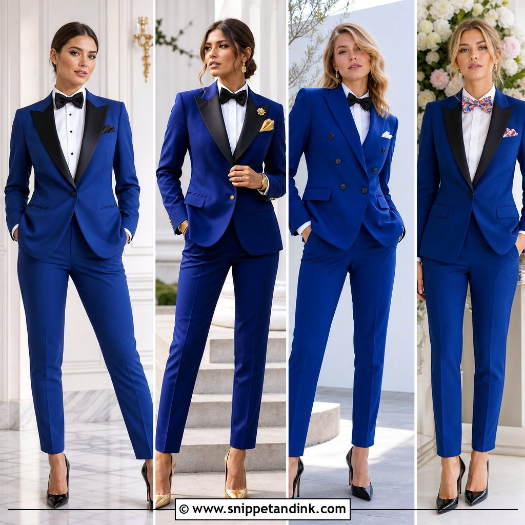 20 Royal Blue Tuxedo Wedding Ideas for Modern, Polished Grooms