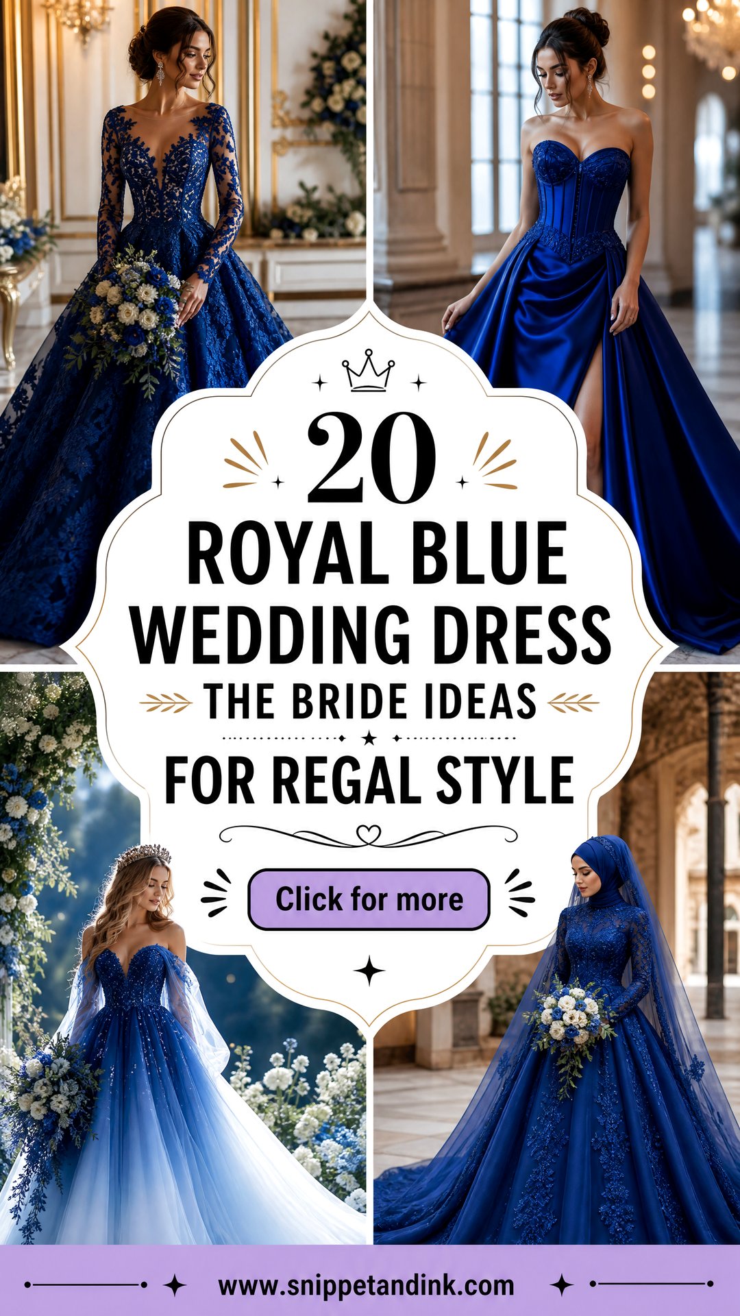 20 Royal Blue Wedding Dress the Bride Ideas for Regal Style - 20 Royal Blue Wedding Dress the Bride Ideas for Regal Style