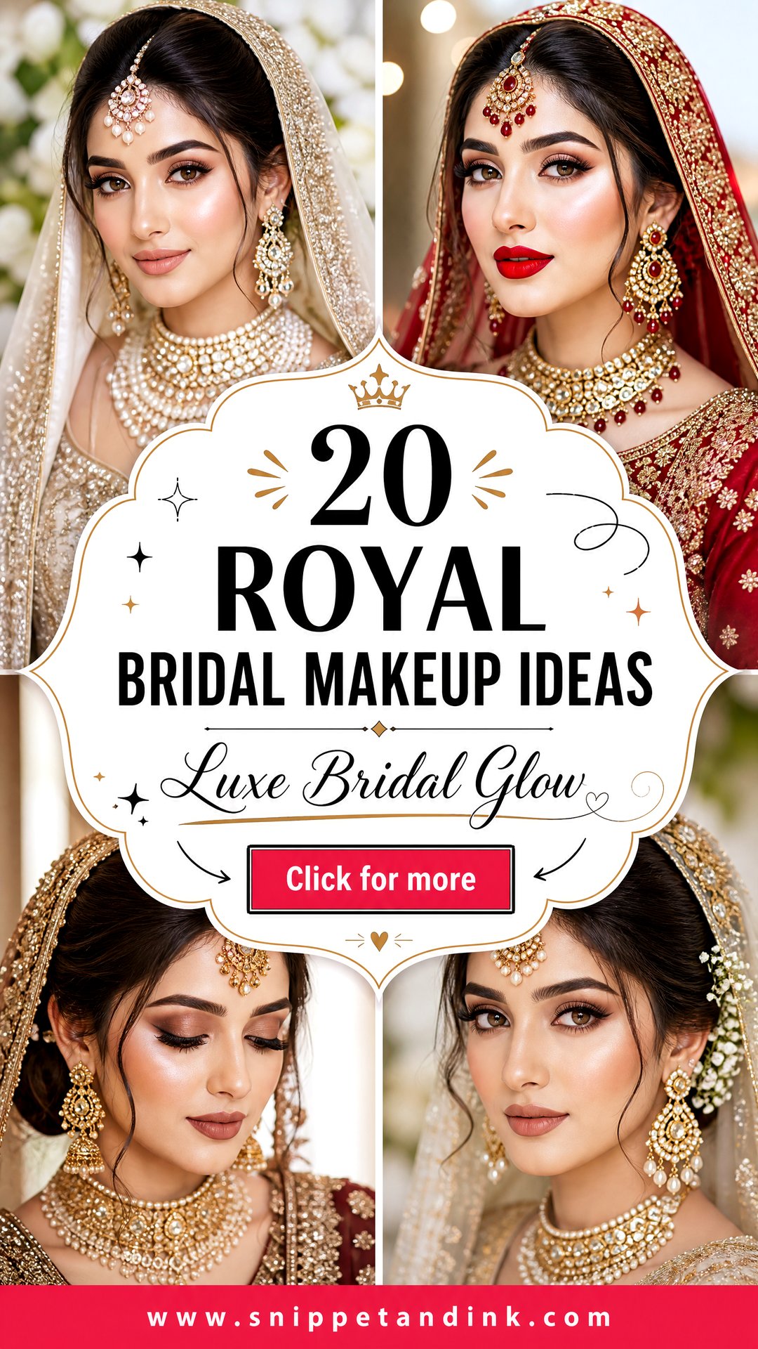 20 Royal Bridal Makeup Ideas for a Luxe Wedding Look Now - 20 Royal Bridal Makeup Ideas for a Luxe Wedding Look Now