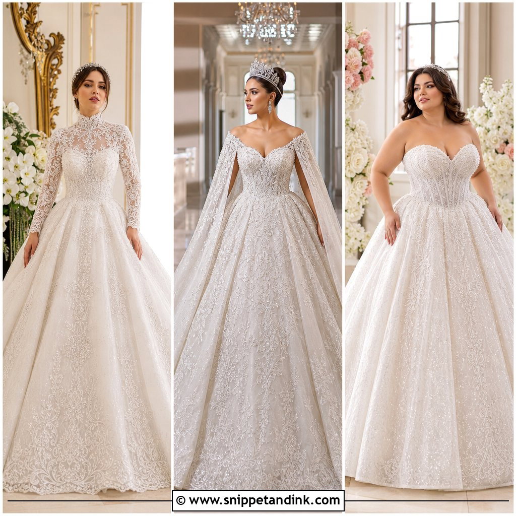 20 Royal Bride Look Ideas for a Majestic Wedding Style