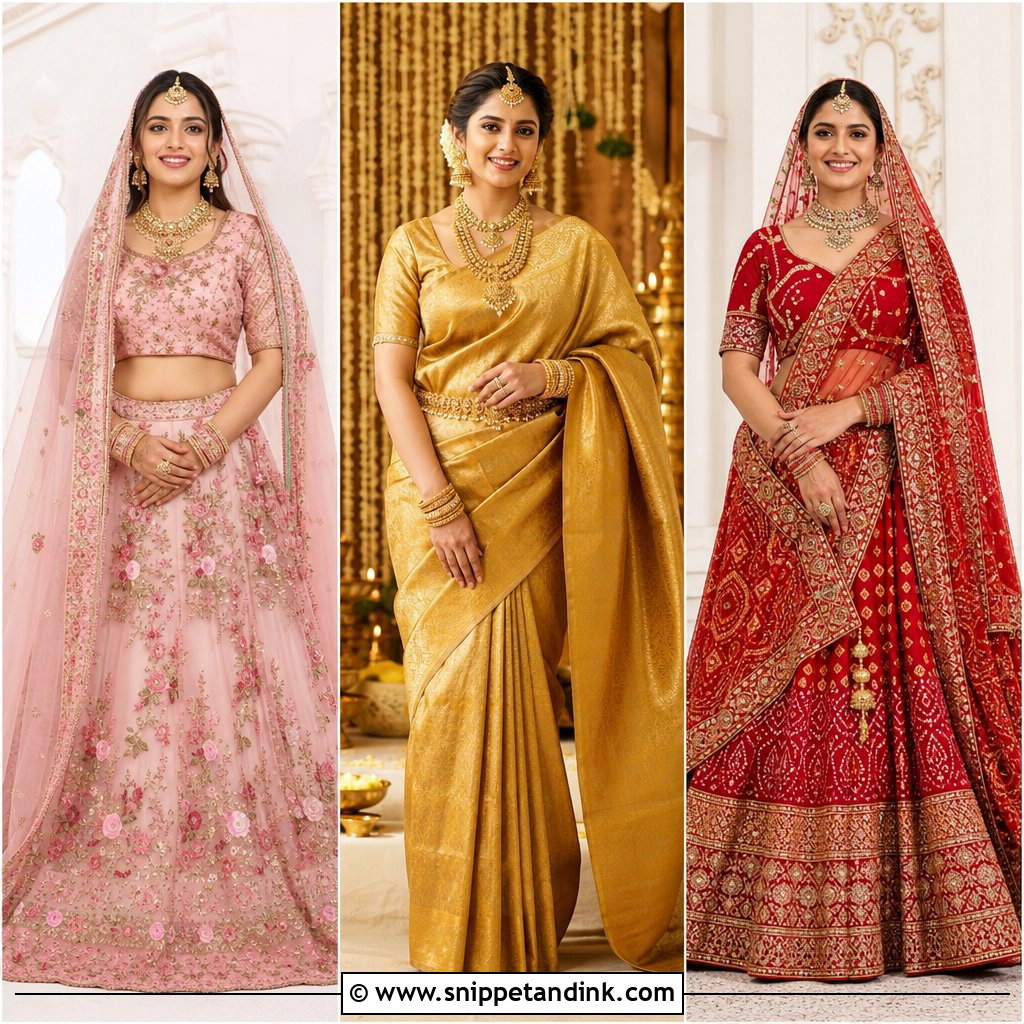 20 Royal Indian Bride Outfit Ideas for Regal Ceremonies