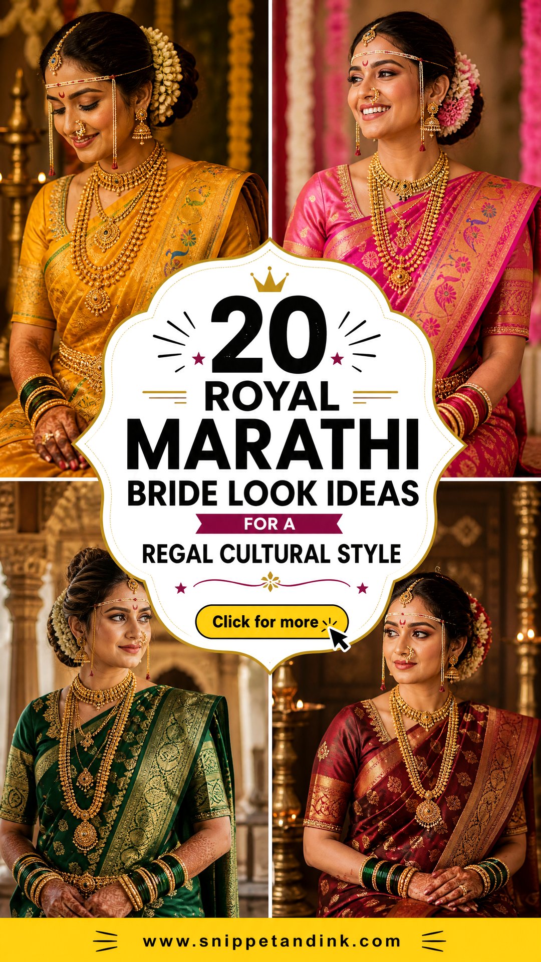 20 Royal Marathi Bride Look Ideas for a Regal Cultural Style - 20 Royal Marathi Bride Look Ideas for a Regal Cultural Style