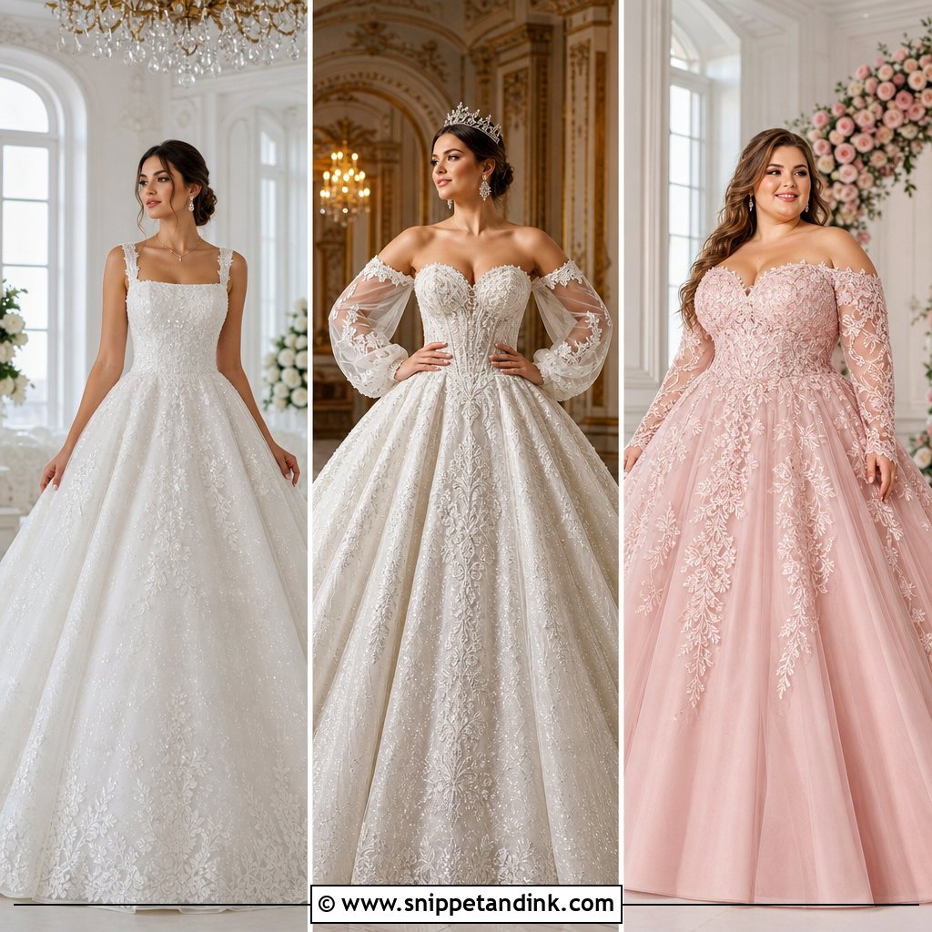 20 Royal Princess Wedding Dresses for a Storybook Bridal Look