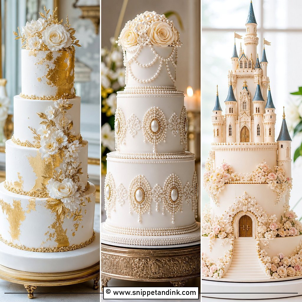 20 Royal Wedding Cake Ideas for Regal Reception Style