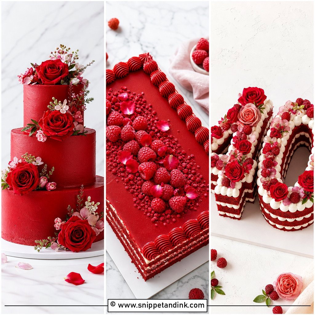 20 Ruby Anniversary Cake Ideas for Heartfelt Celebrations