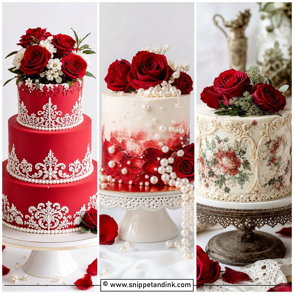 20 Ruby Wedding Anniversary Cake Ideas for Elegant Parties