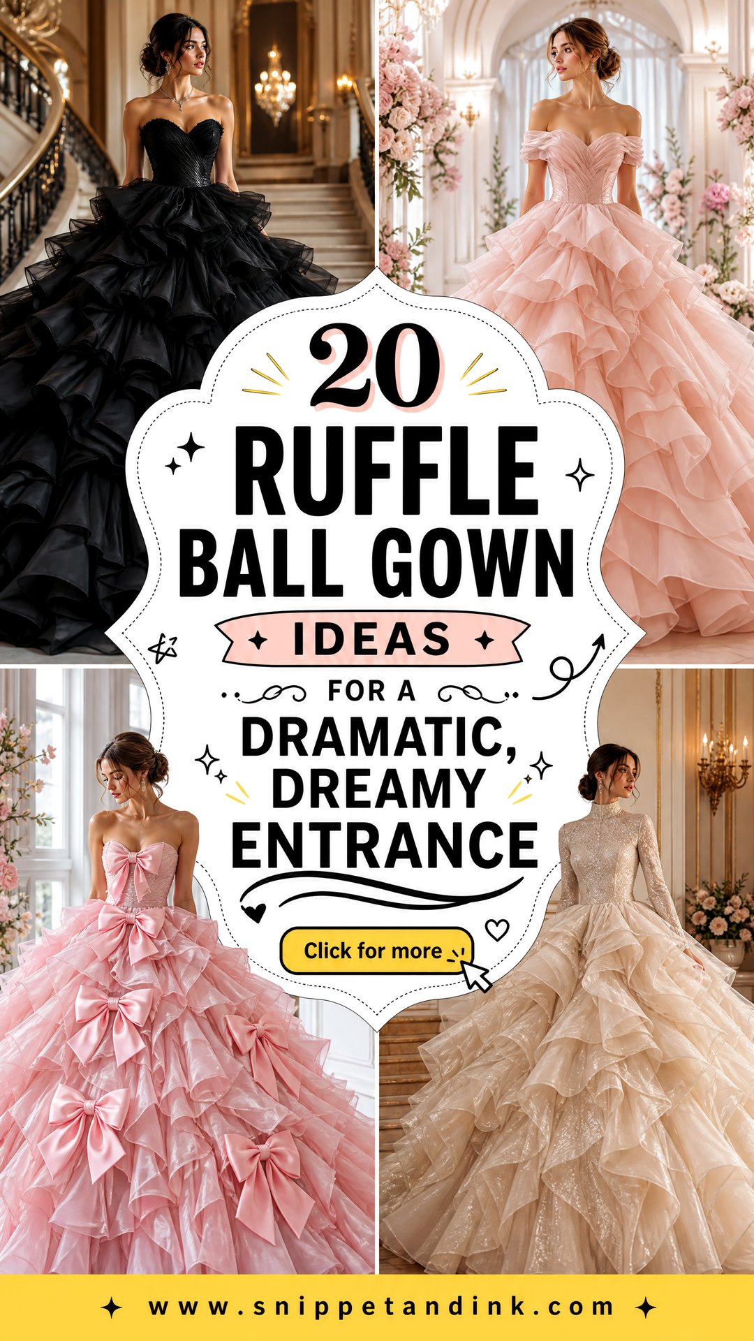20 Ruffle Ball Gown Ideas for a Dramatic Dreamy Entrance - 20 Ruffle Ball Gown Ideas for a Dramatic, Dreamy Entrance