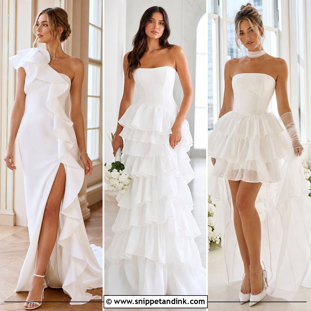 20 Ruffle Bridal Gown Ideas for a Romantic Wedding Look