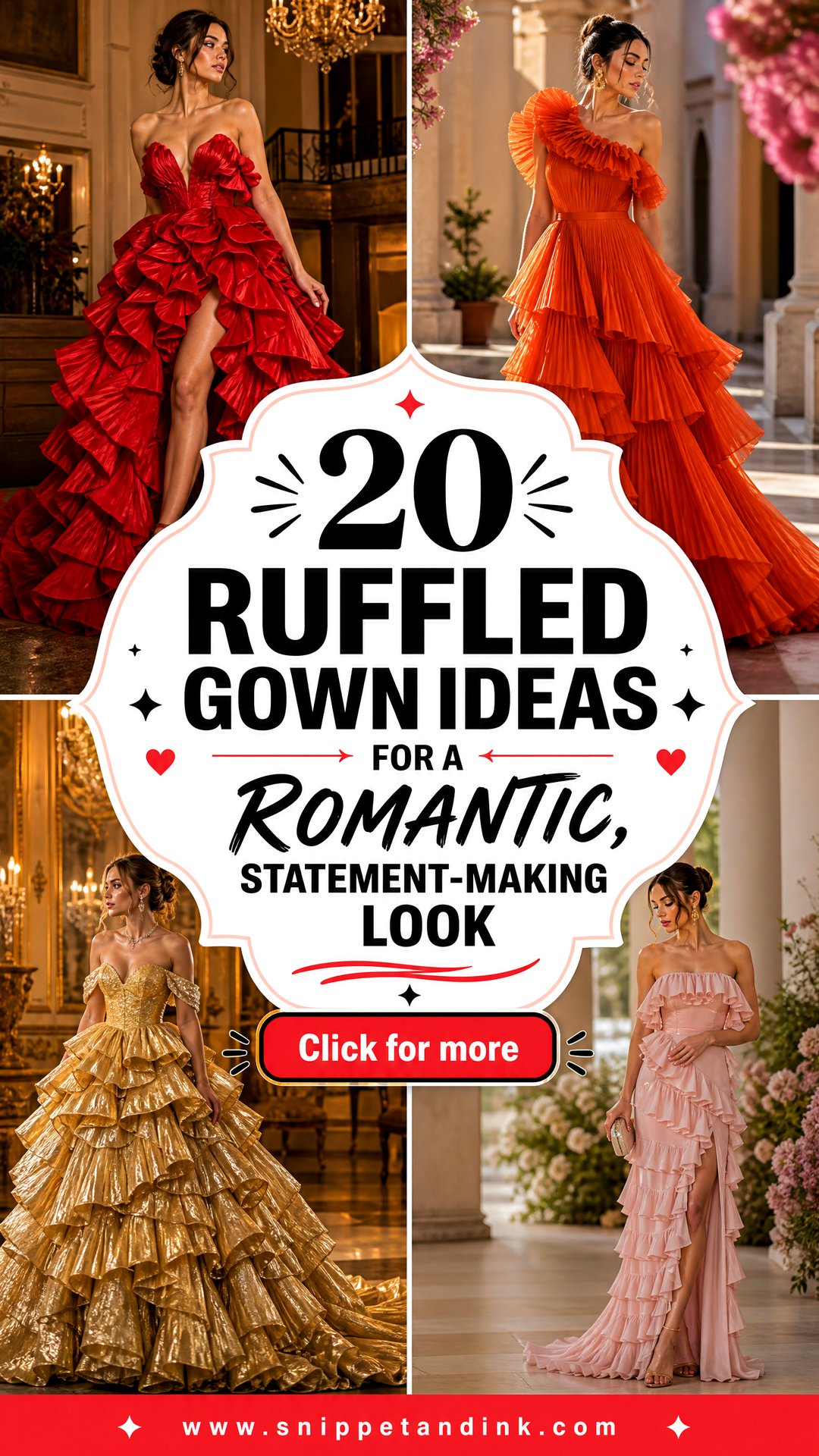 20 Ruffled Gown Ideas for a Romantic Statement-Making Look - 20 Ruffled Gown Ideas for a Romantic, Statement-Making Look