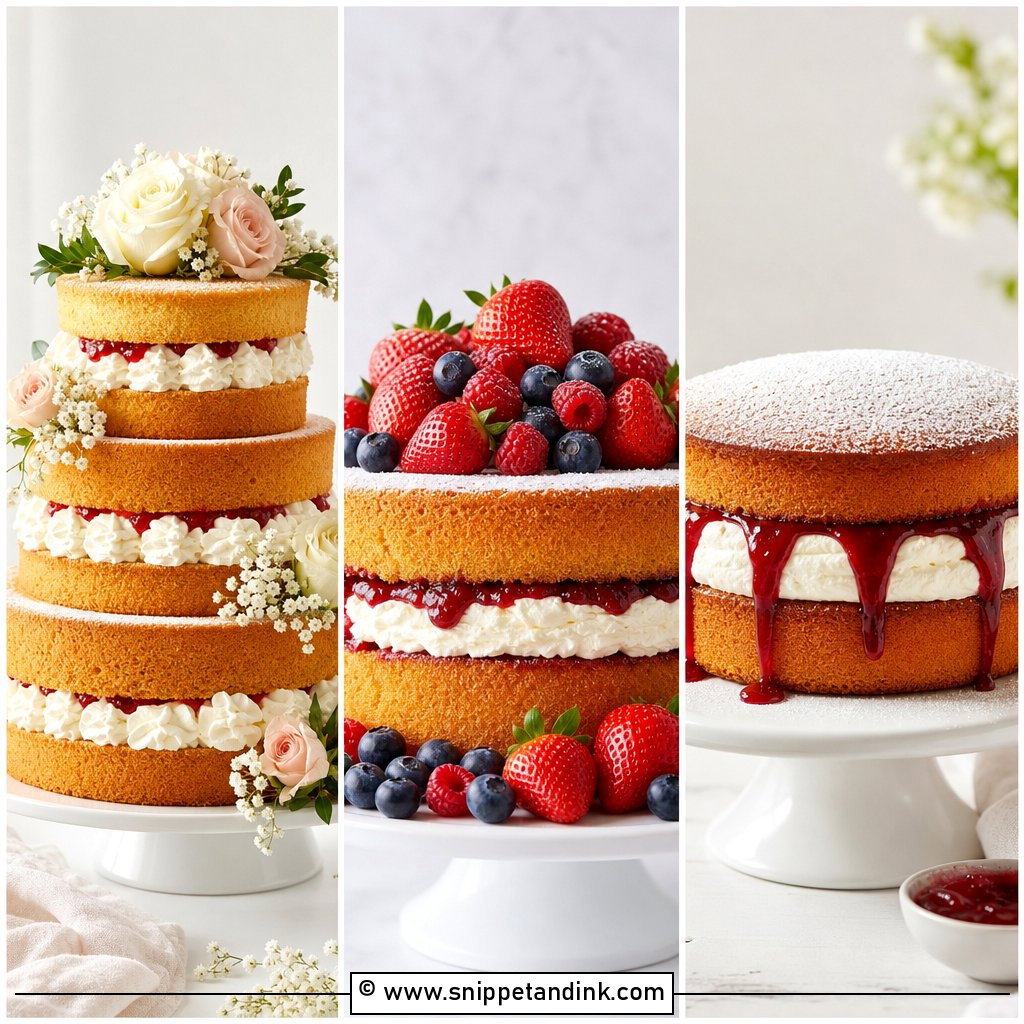 20 Rustic Victoria Sponge Wedding Cake Ideas Brides Love
