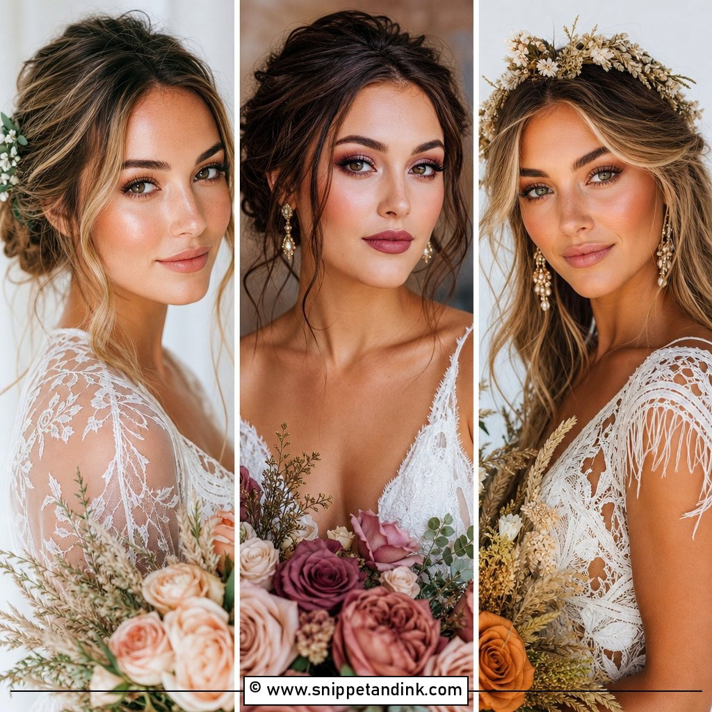 20 Rustic Wedding Makeup Ideas for Natural Bridal Beauty