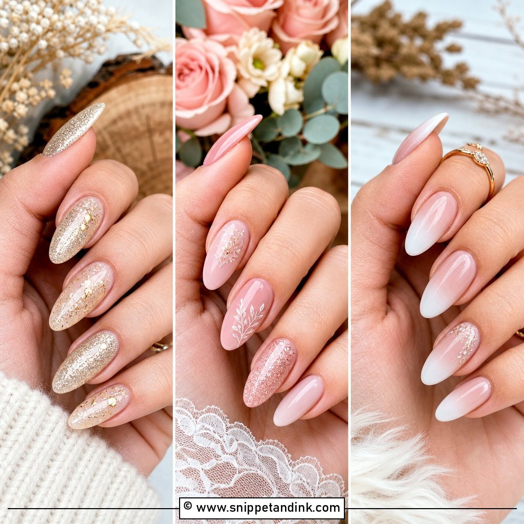 20 Rustic Wedding Nails for Charming Country Brides