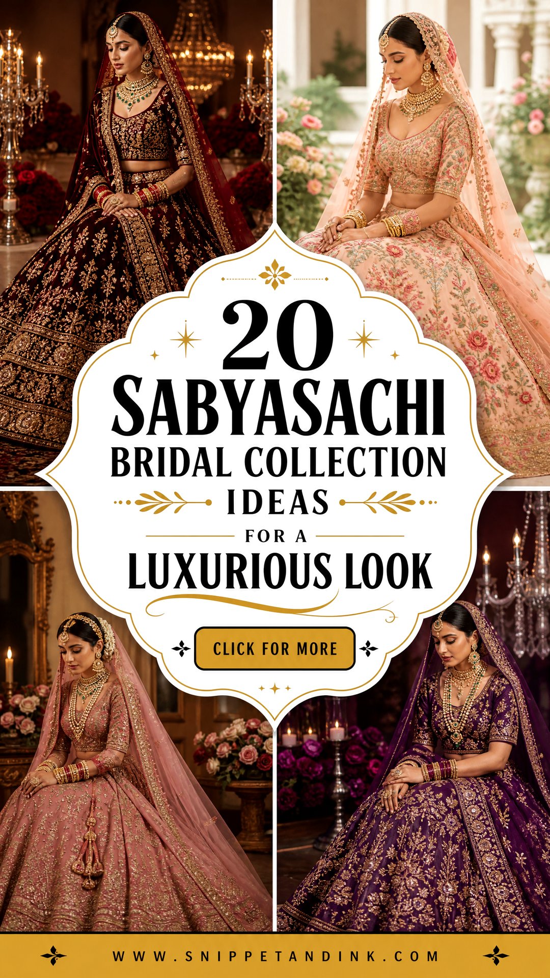 20 Sabyasachi Bridal Collection Ideas for a Luxurious Look - 20 Sabyasachi Bridal Collection Ideas for a Luxurious Look
