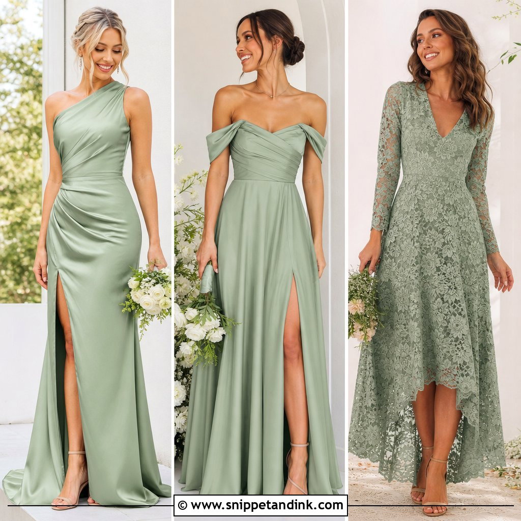20 Sage Green Maid of Honor Dress Ideas for Modern Weddings