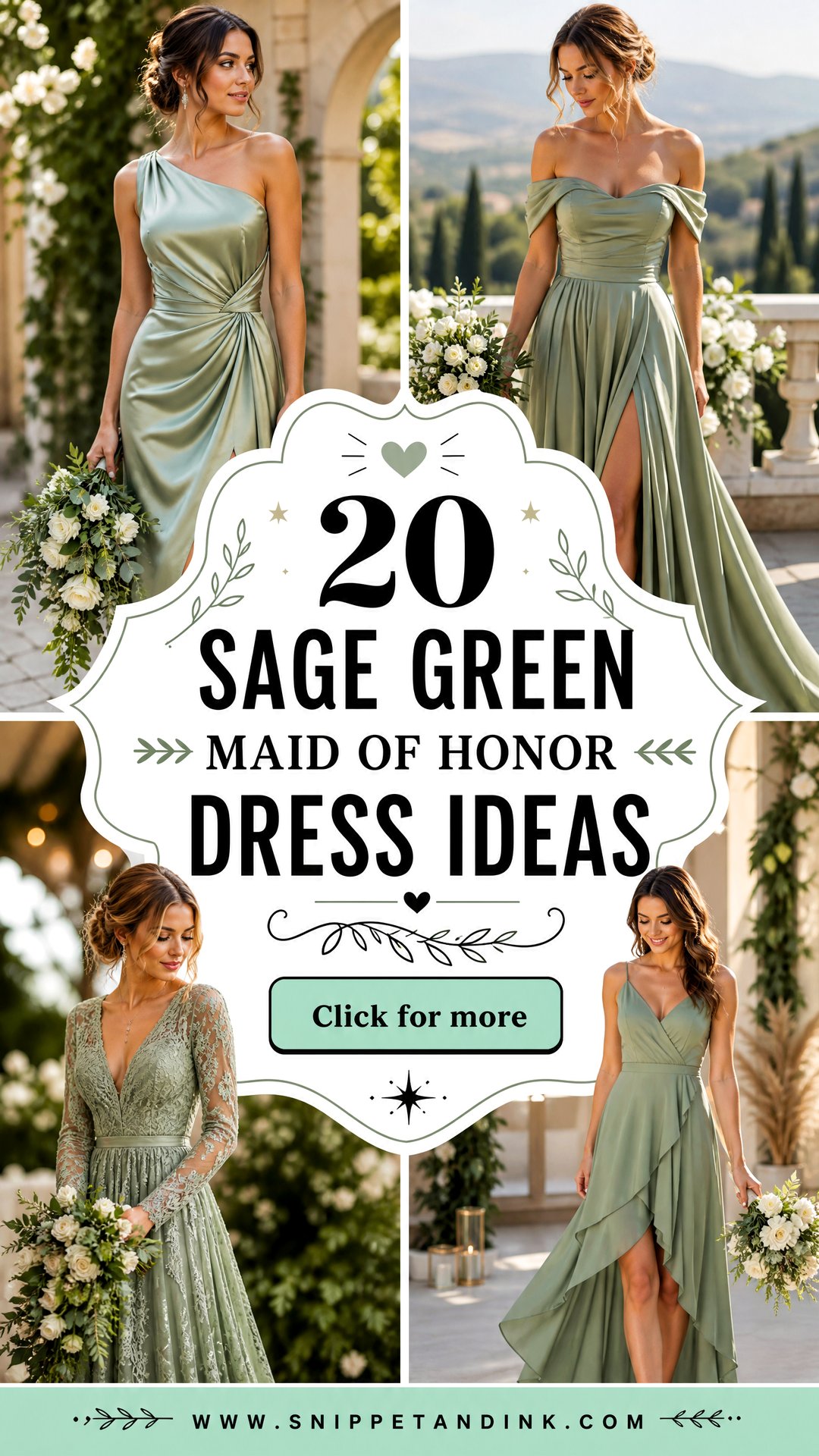20 Sage Green Maid of Honor Dress Ideas for Modern Weddings - 20 Sage Green Maid of Honor Dress Ideas for Modern Weddings