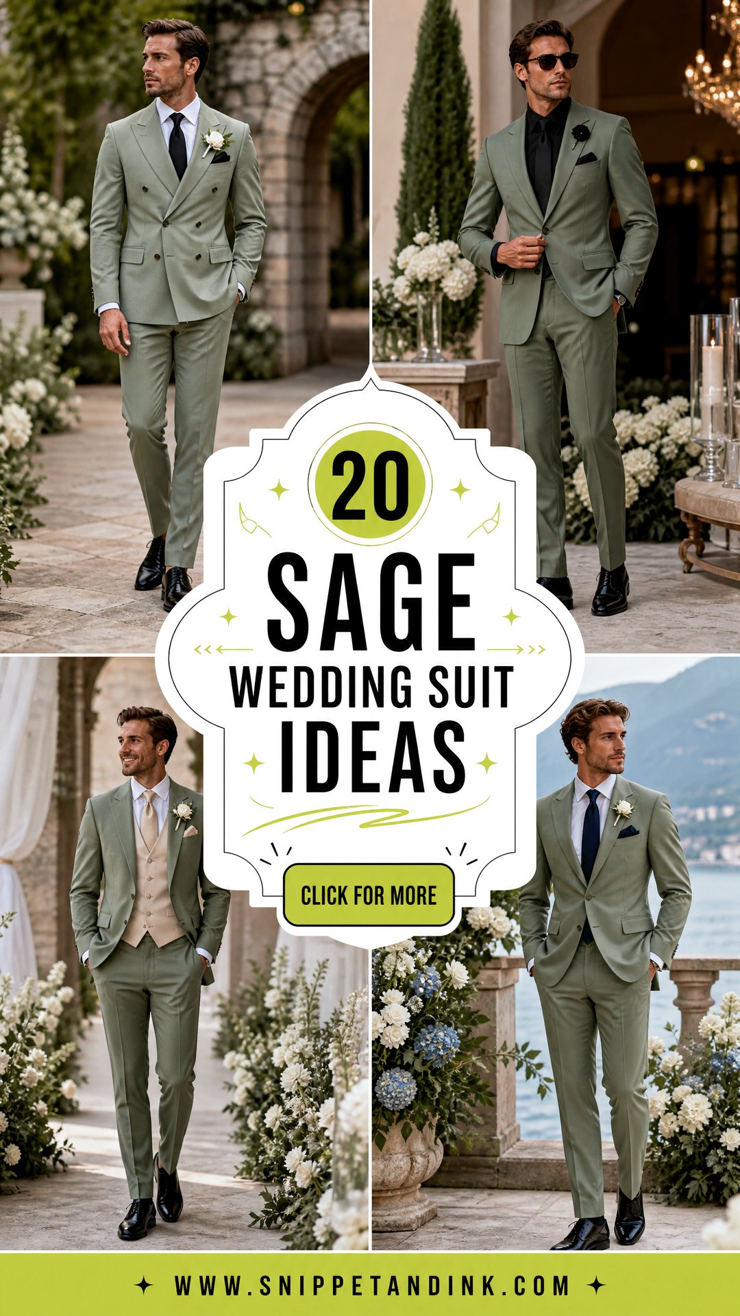 20 Sage Wedding Suit Ideas Refined Styles for Modern Grooms - 20 Sage Wedding Suit Ideas: Refined Styles for Modern Grooms