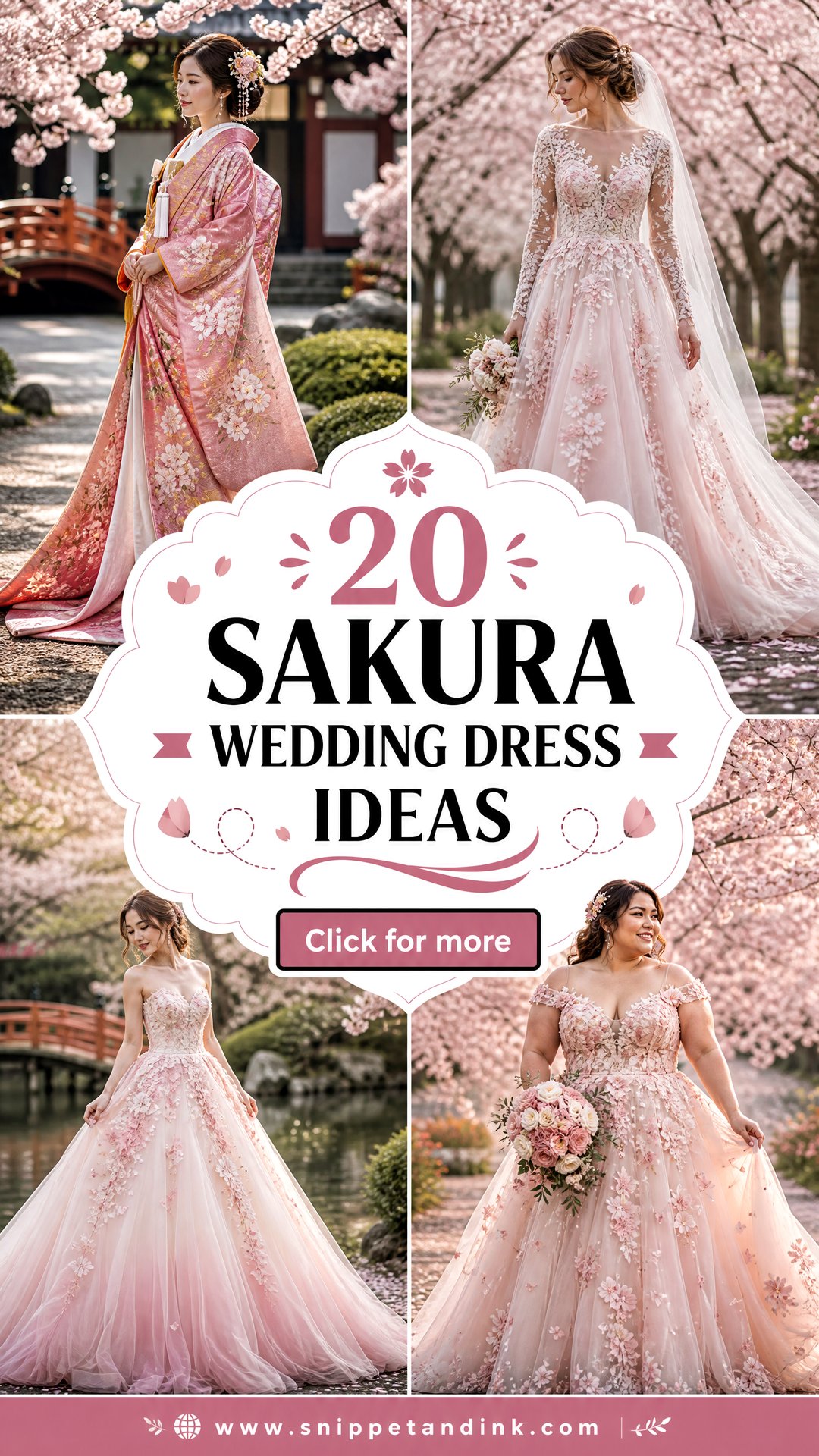 20 Sakura Wedding Dress Ideas Romantic Spring Bridal Looks - 20 Sakura Wedding Dress Ideas: Romantic Spring Bridal Looks
