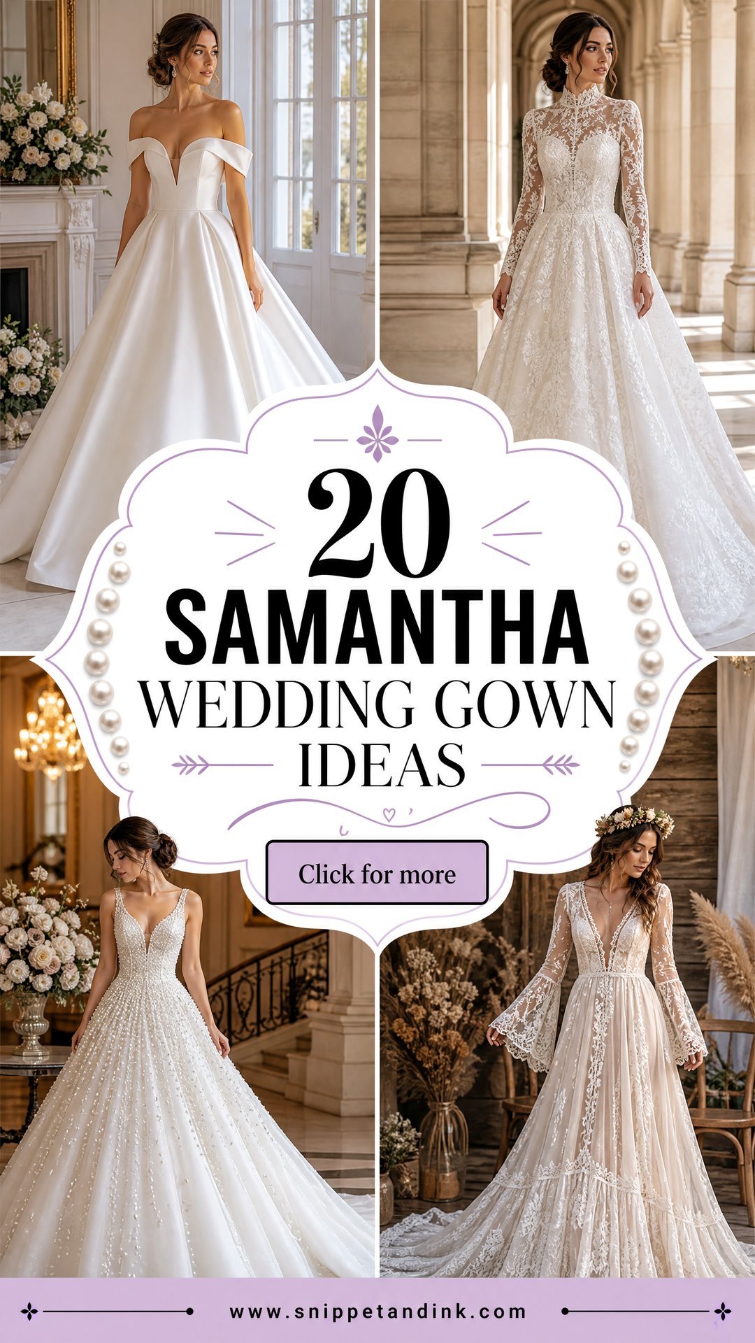 20 Samantha Wedding Gown Ideas Timeless Looks for Brides - 20 Samantha Wedding Gown Ideas: Timeless Looks for Brides