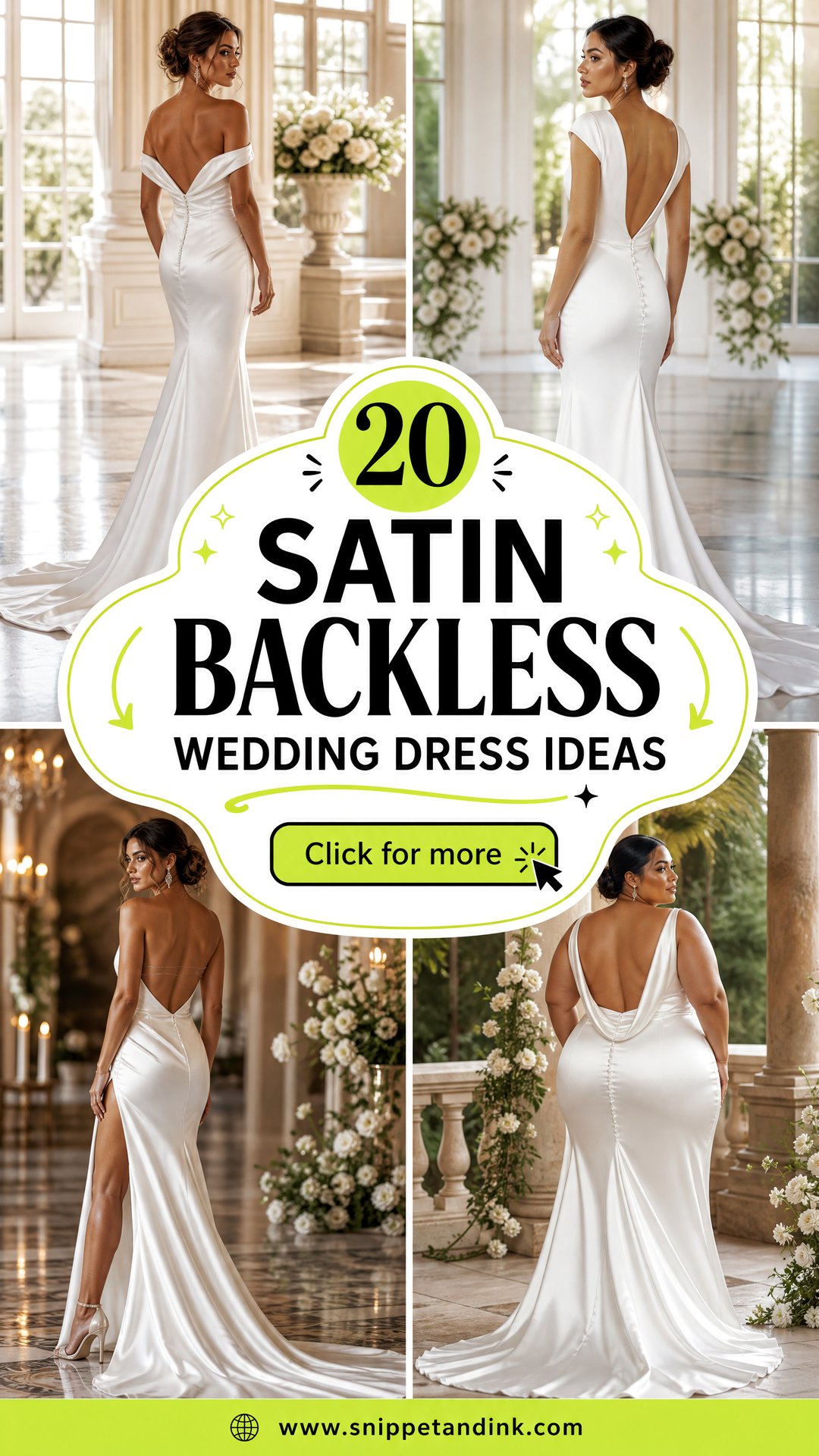 20 Satin Backless Wedding Dress Ideas Bold Bridal Looks to Love - 20 Satin Backless Wedding Dress Ideas: Bold Bridal Looks to Love