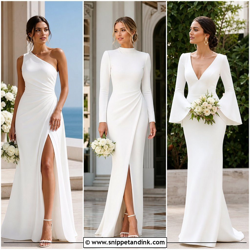 20 Scuba Dresses Styles for Wedding: Elegant Guest Looks