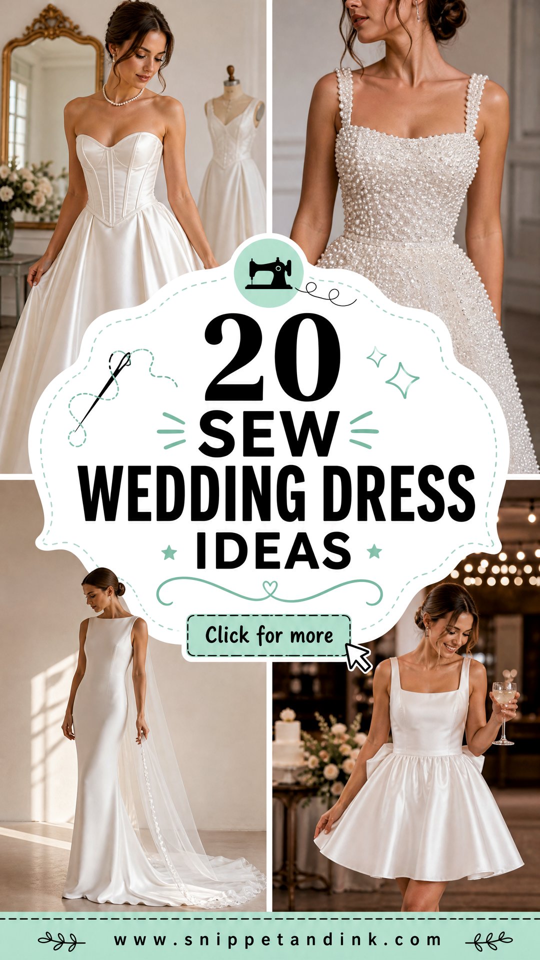 20 Sew Wedding Dress Ideas for Creative DIY Brides to Try - 20 Sew Wedding Dress Ideas for Creative DIY Brides to Try