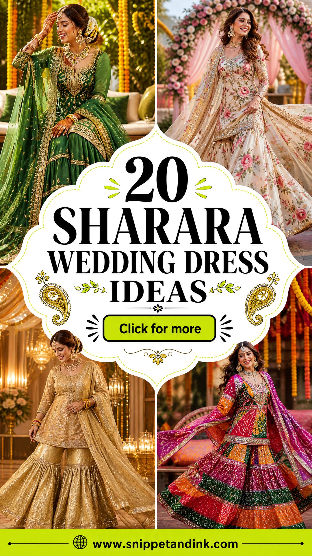 20 Sharara Wedding Dress Ideas for a Regal Bridal Look - 20 Sharara Wedding Dress Ideas for a Regal Bridal Look
