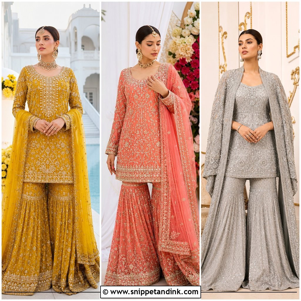 20 Sharara for Bride Ideas for a Modern Regal Wedding Look