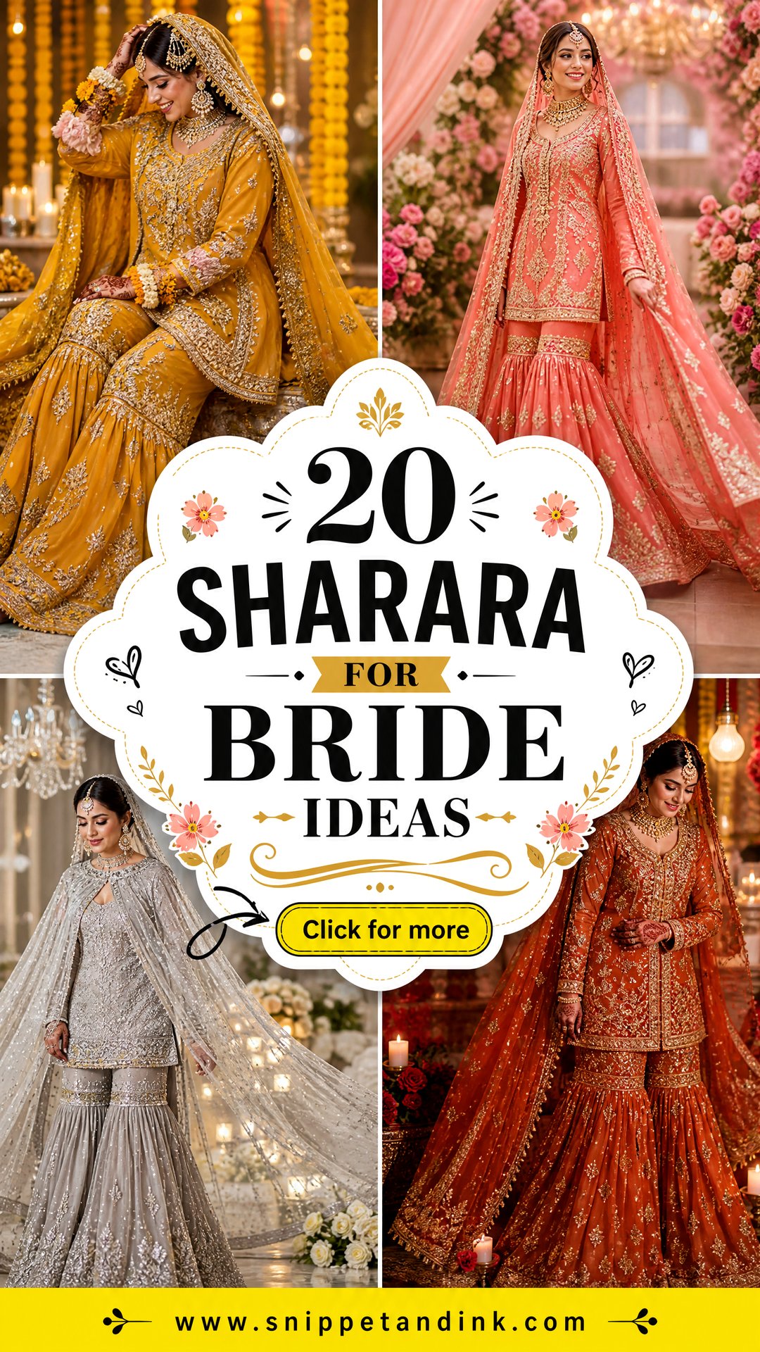 20 Sharara for Bride Ideas for a Modern Regal Wedding Look - 20 Sharara for Bride Ideas for a Modern, Regal Wedding Look