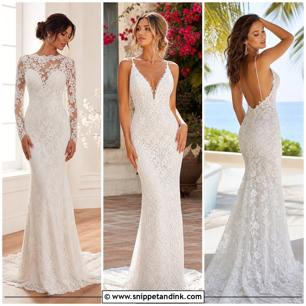20 Sheath Wedding Dresses for Timeless Modern Bridal Style