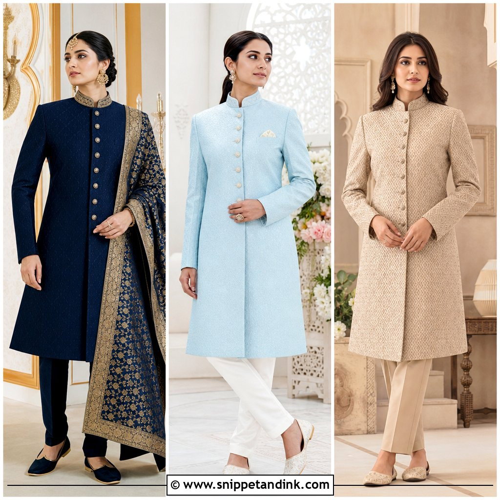 20 Sherwani Wedding Ideas for a Regal Modern Groom Style