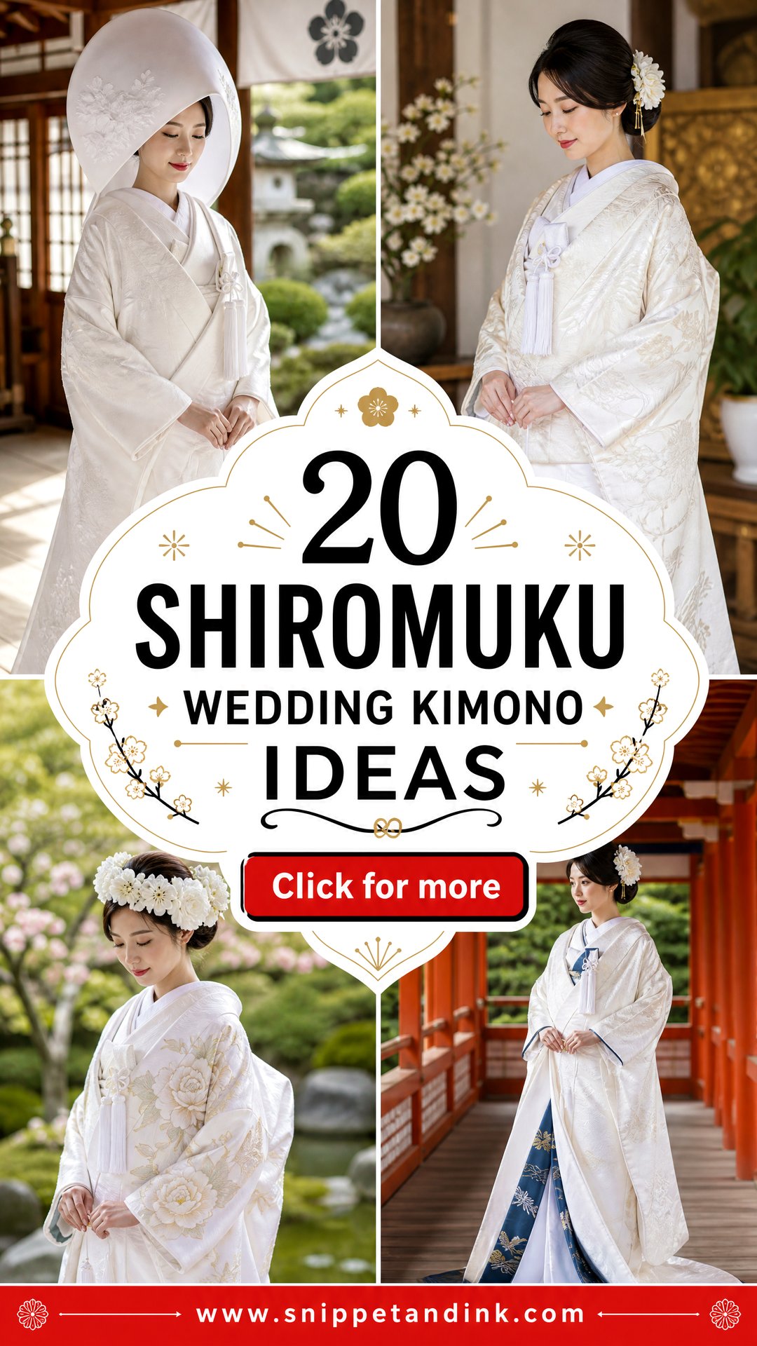 20 Shiromuku Wedding Kimono Ideas for a Timeless Ceremony - 20 Shiromuku Wedding Kimono Ideas for a Timeless Ceremony