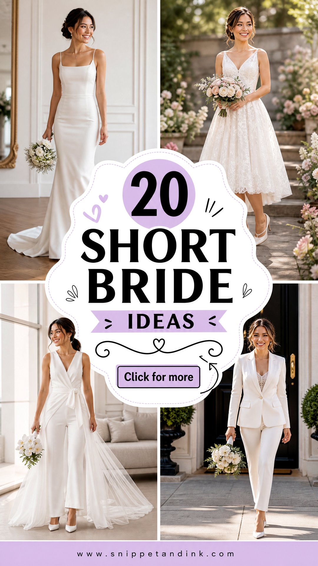 20 Short Bride Ideas for Petite Brides Who Want Big Style - 20 Short Bride Ideas for Petite Brides Who Want Big Style