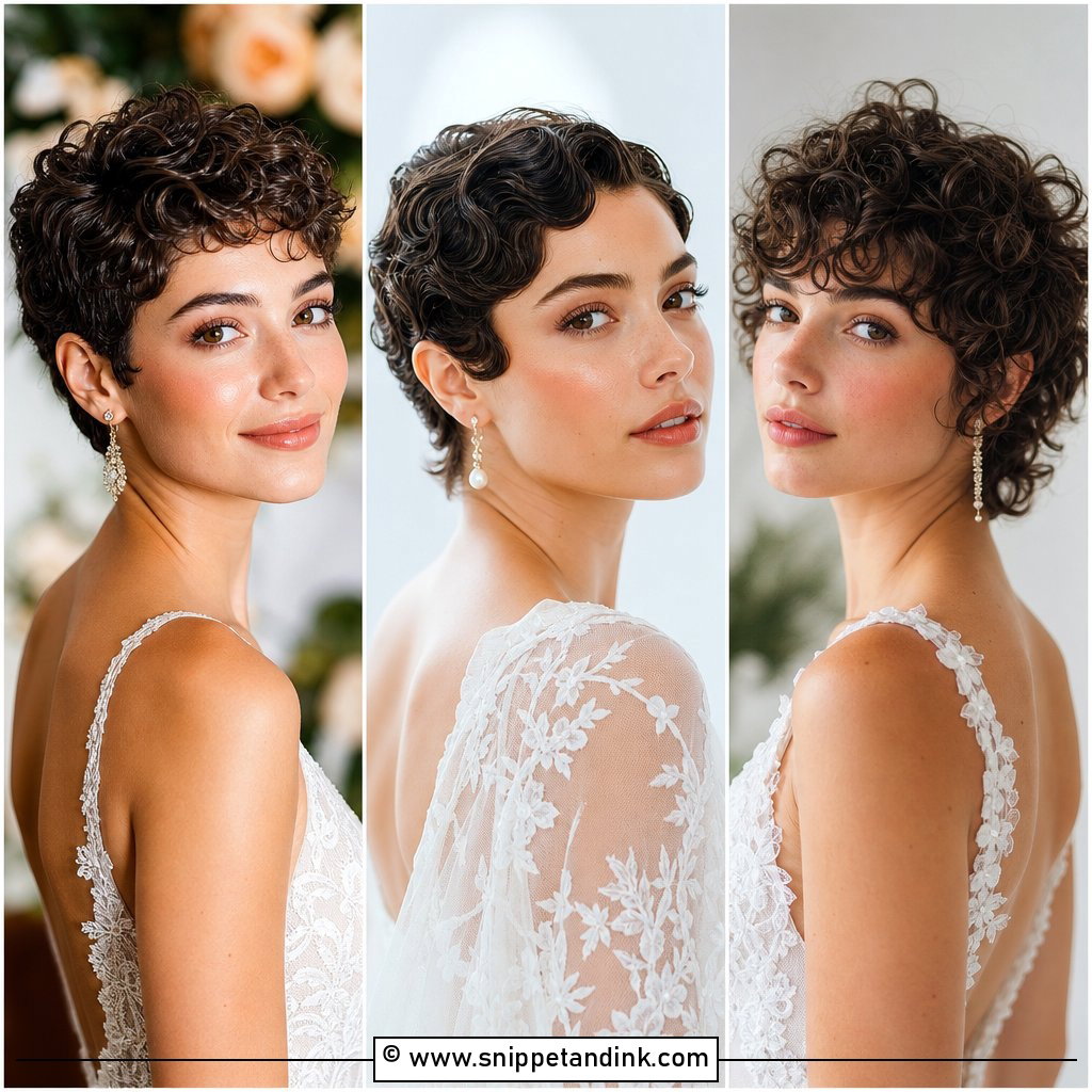20 Short Curly Hair for Wedding Ideas Romantic Looks to Try