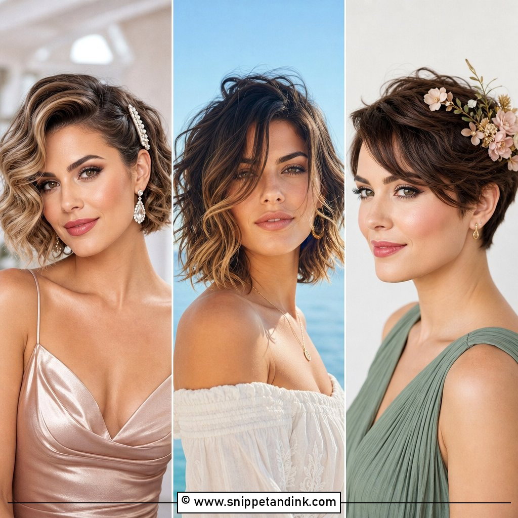 20 Short Hair Bridal Styles Elegant Looks for Modern Brides