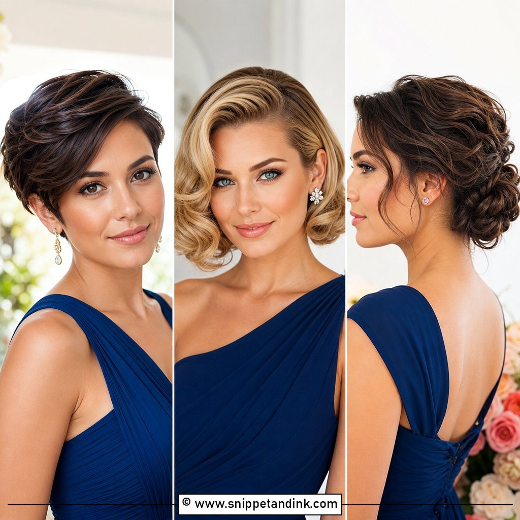 20 Short Hair for Wedding Bridesmaid Ideas Easy Chic Looks