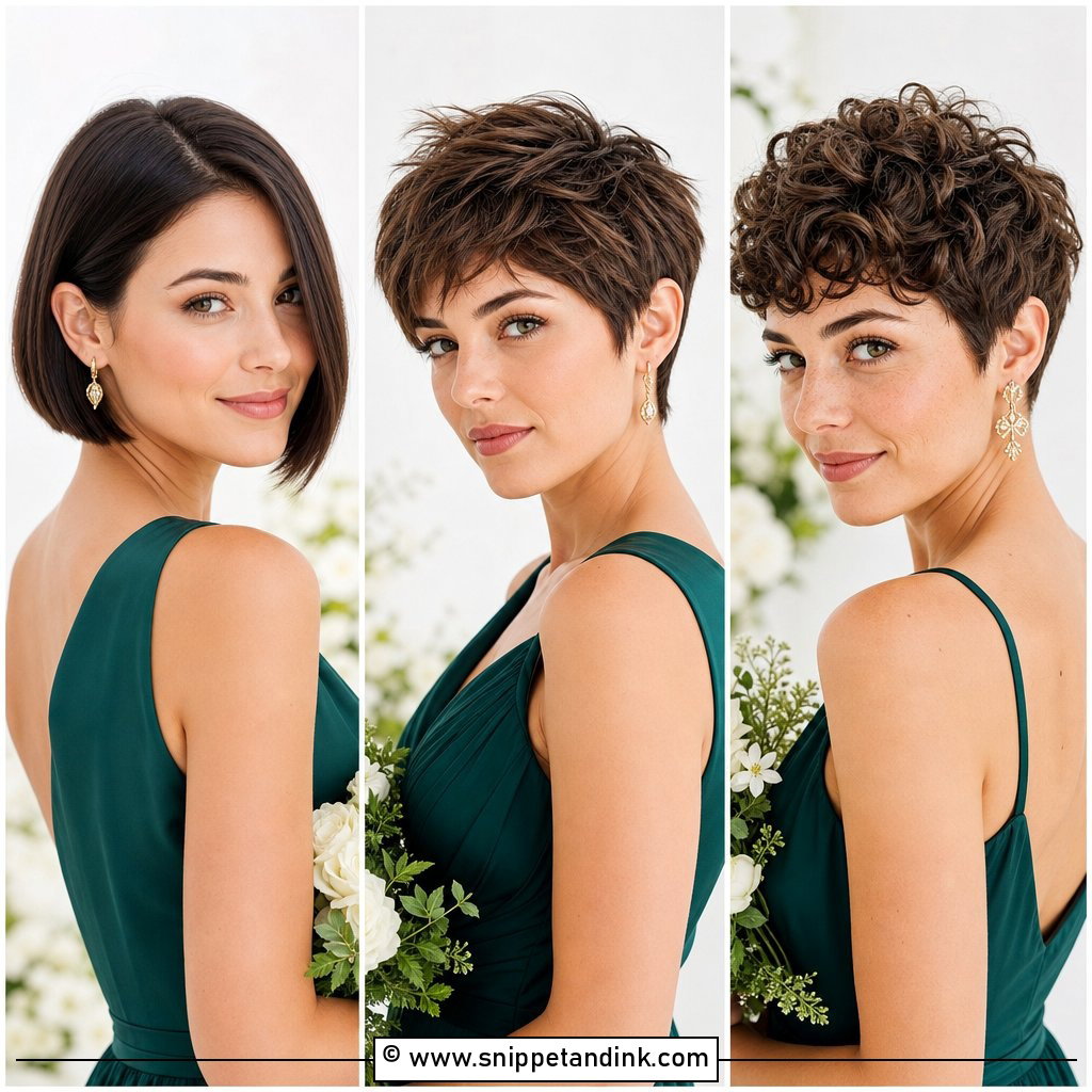 20 Short Hairstyles for Wedding Bridesmaid Looks to Love