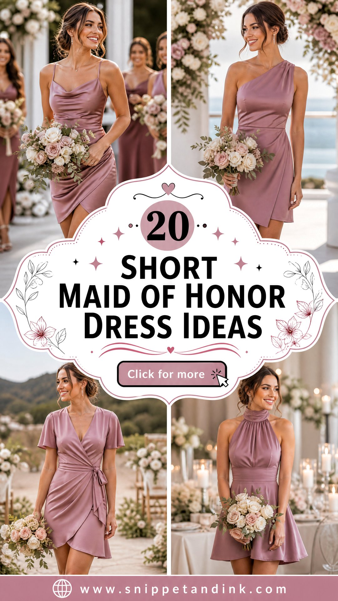 20 Short Maid of Honor Dress Ideas for Modern Bridal Parties - 20 Short Maid of Honor Dress Ideas for Modern Bridal Parties