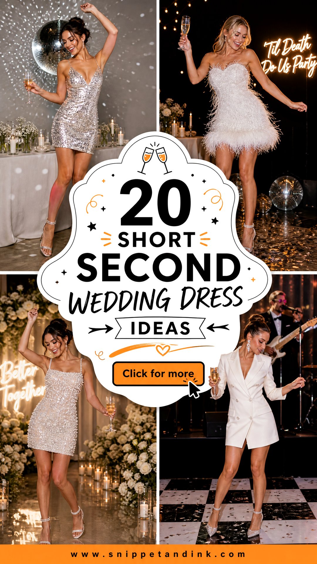 20 Short Second Wedding Dress Ideas for Reception-Ready Brides - 20 Short Second Wedding Dress Ideas for Reception-Ready Brides